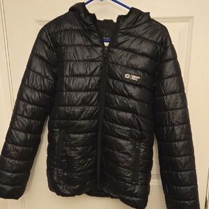 Black Puffer Jacket for Kids